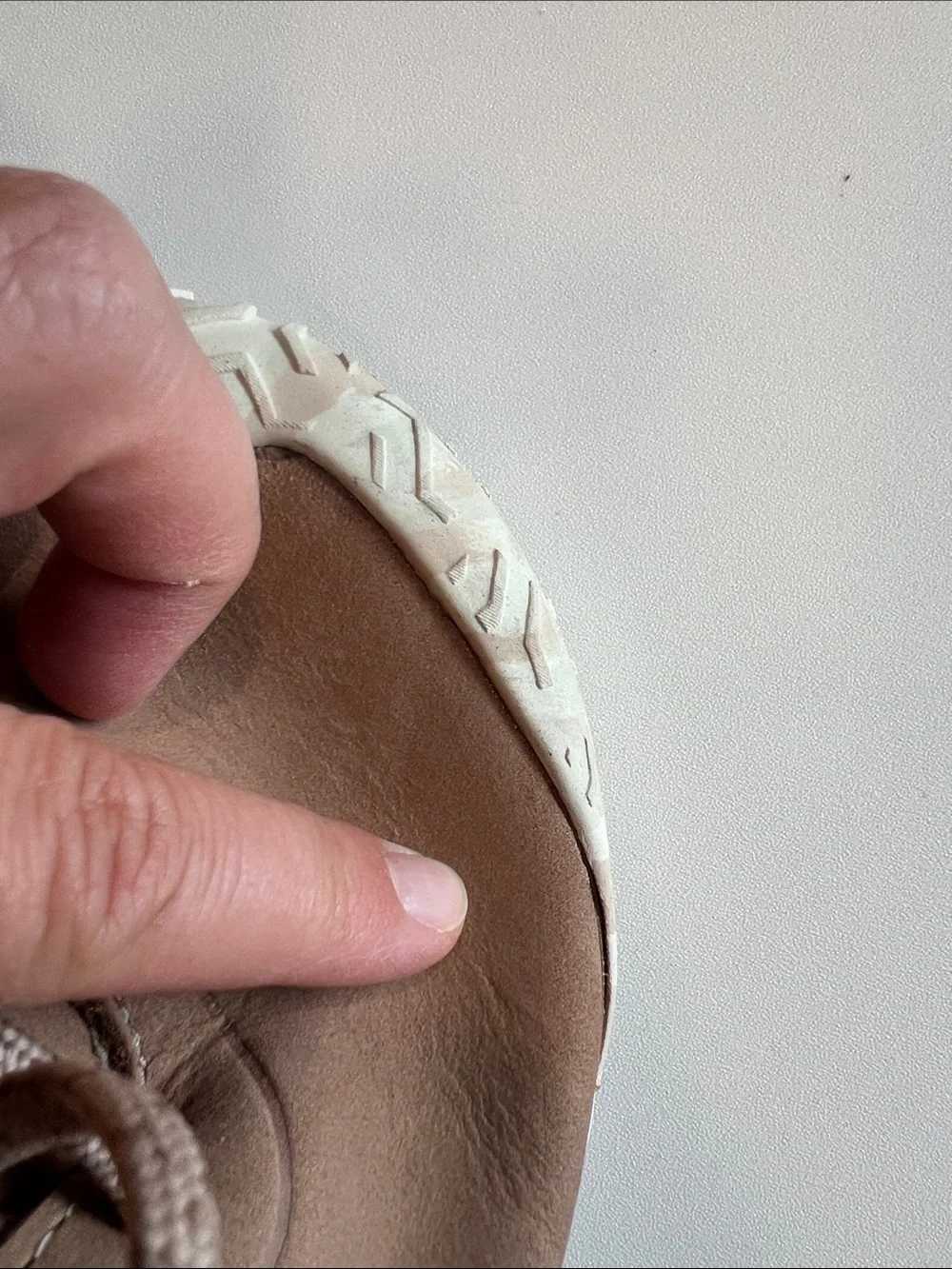 Merrell Vapor- 11, Taupe/Nude Lace-Up Trail Sneakers, Flat, Flexible Outdoor